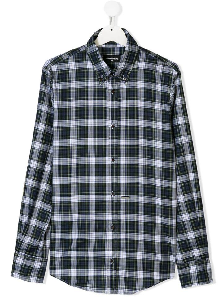 Dsquared2 Kids Checked Button Shirt - Unavailable