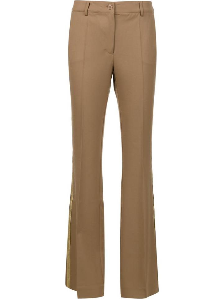 P.a.r.o.s.h. 'lily' Trousers, Women's, Size: 42, Brown, Virgin Wool/spandex/elastane