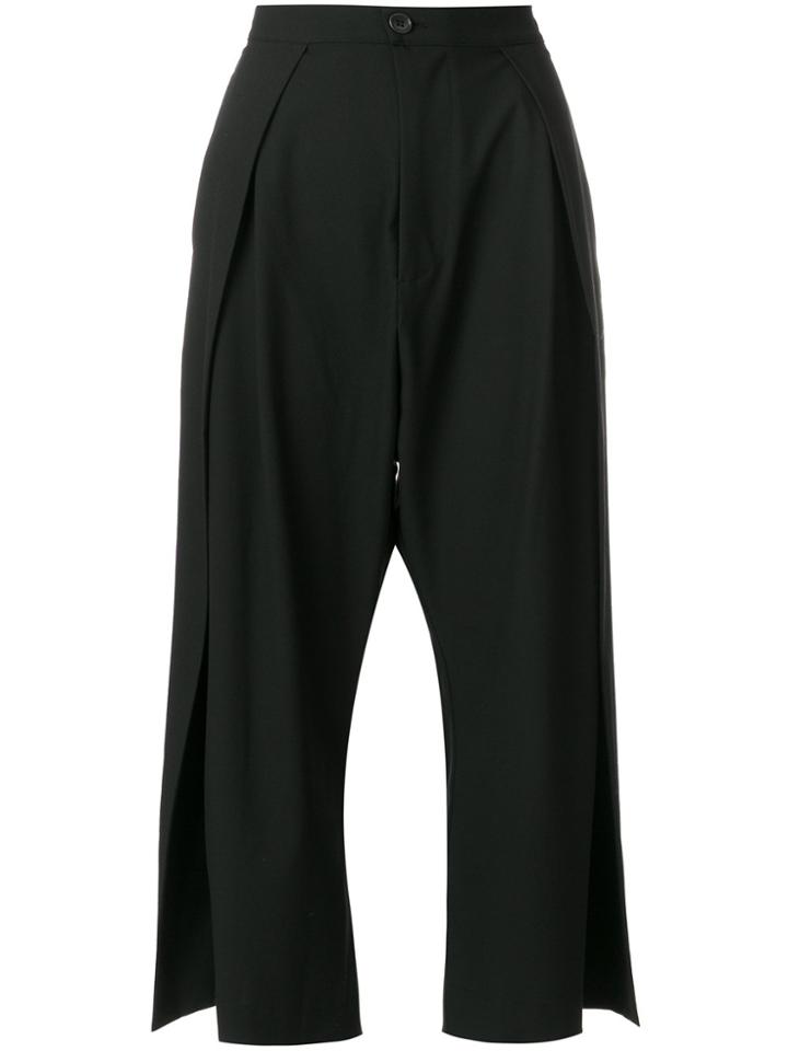 Henrik Vibskov Flip Cropped Trousers - Black