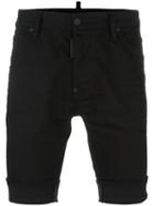 Dsquared2 Mod Denim Shorts, Men's, Size: 52, Black, Cotton/spandex/elastane/polyester