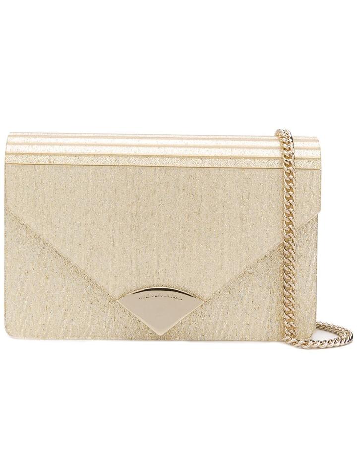 Michael Michael Kors Barbara Metallic Clutch - Gold