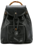 Gucci Vintage Classic Backpack - Black