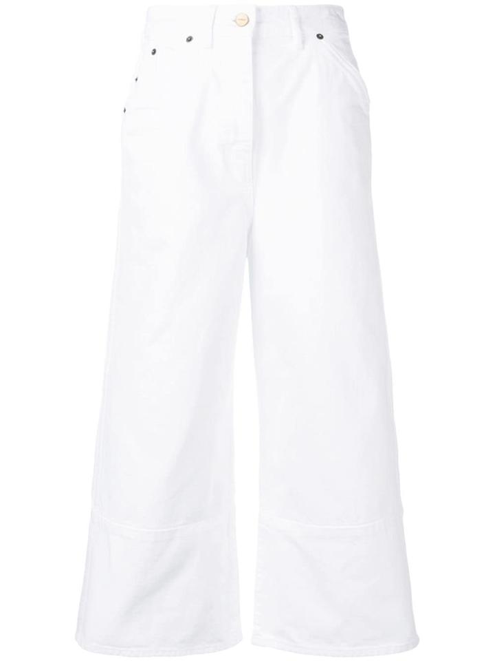 Jacquemus Prago Cropped Jeans - White