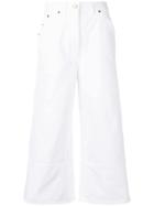 Jacquemus Prago Cropped Jeans - White