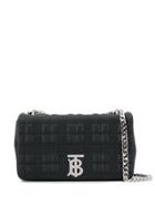 Burberry Quilted Lola Bag - Black