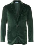 Boglioli Velvet Three Button Jacket - Green