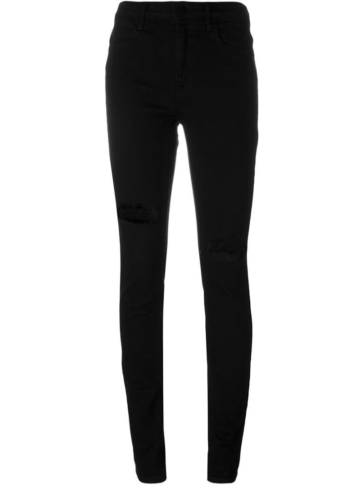 Alexander Wang Distressed Jeans, Women's, Size: 27, Black, Cotton/spandex/elastane