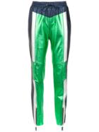 Nk Metallic Leather Trousers - Green
