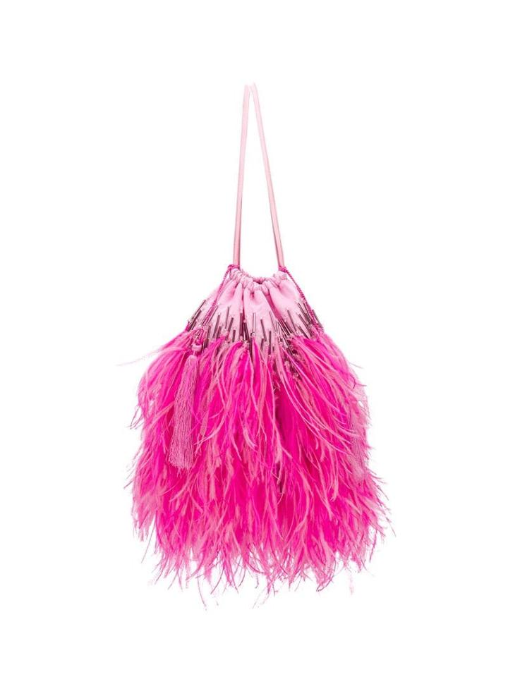 Attico Feather Pouch - Pink
