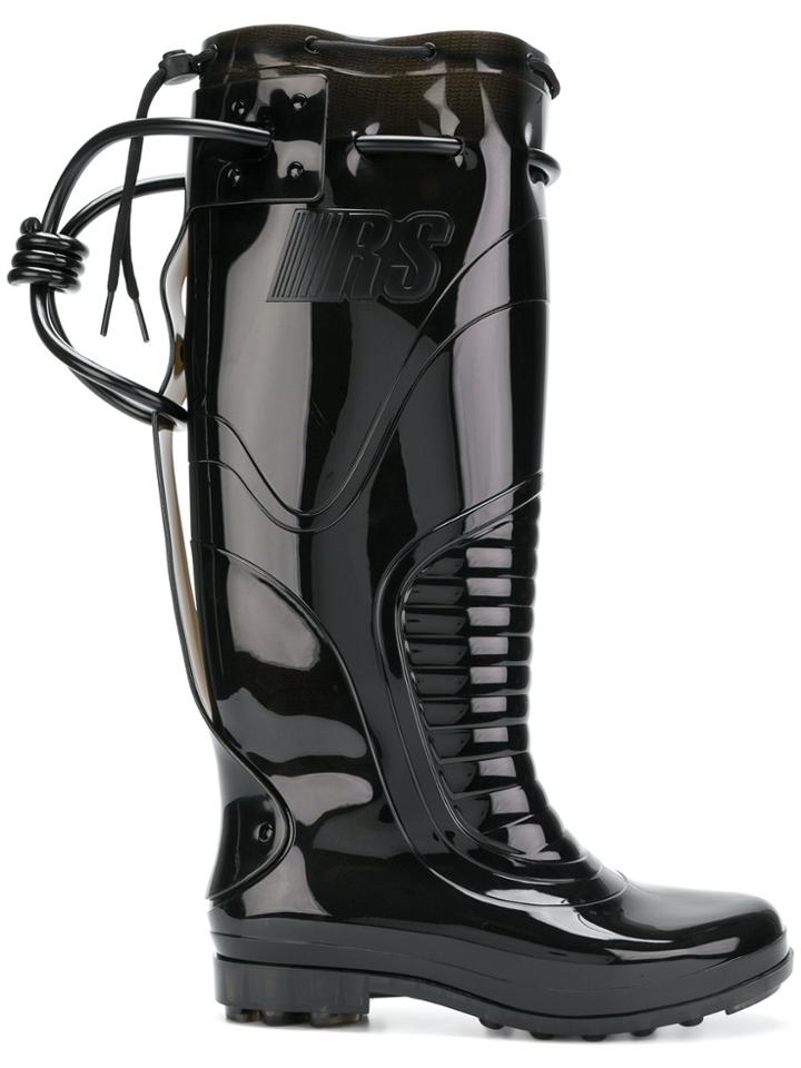 Raf Simons Future Wellington Boots - Black