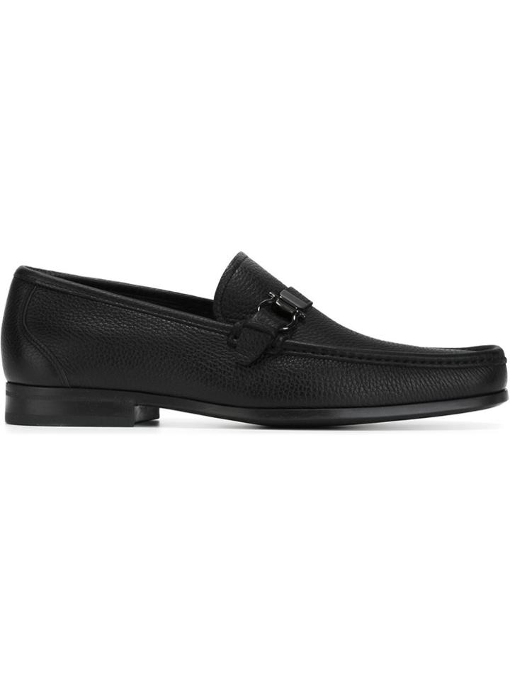 Salvatore Ferragamo 'monaco' Loafers - Black