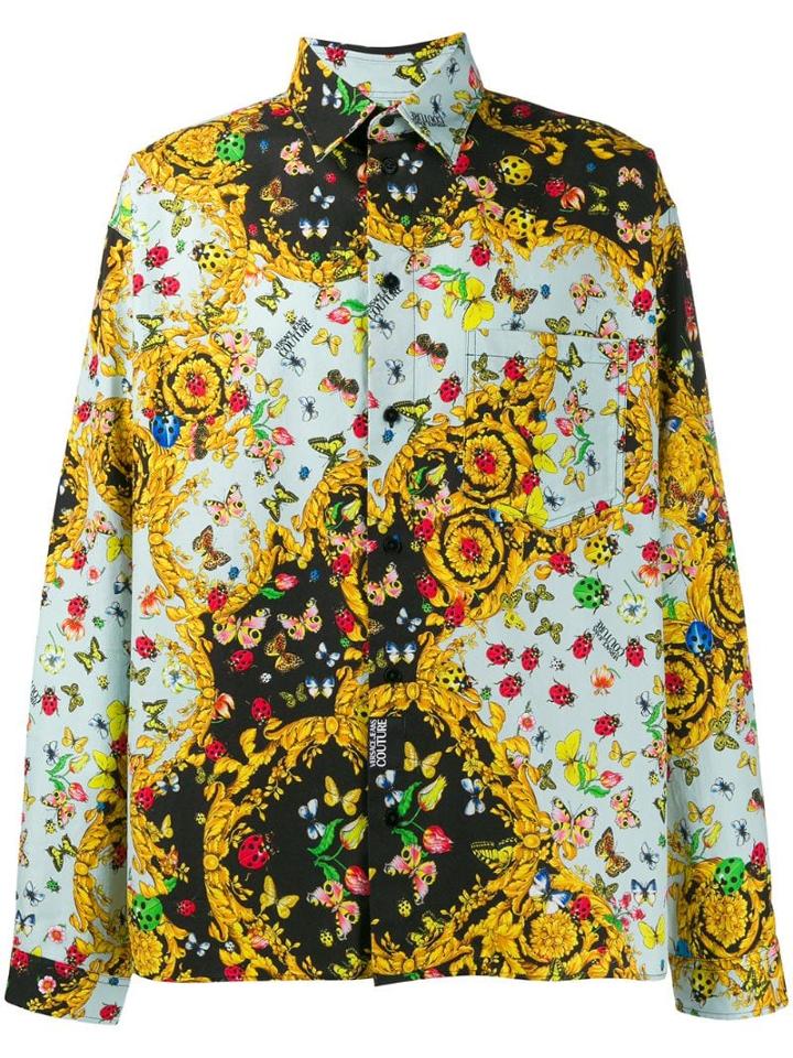 Versace Jeans Couture All-over Print Shirt - Black
