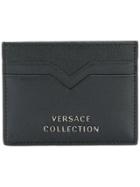 Versace Collection Saffiano Cardholder - Black