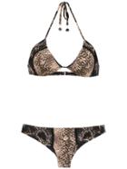 Amir Slama Lace Bikini - Black