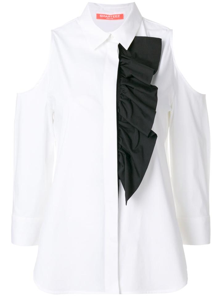 Smarteez Frill Detail Blouse - White