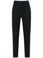 Uma Raquel Davidowicz - Straight Trousers - Women - Cotton/spandex/elastane/polyimide - 46, Black, Cotton/spandex/elastane/polyimide