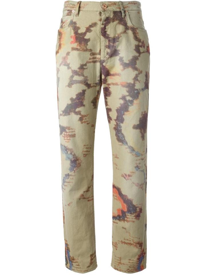 Isabel Marant Étoile Tie-dye Printed Straight Leg Trousers