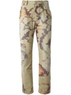 Isabel Marant Étoile Tie-dye Printed Straight Leg Trousers