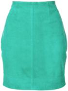 Versace Pre-owned Mini Fitted Skirt - Green