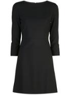 Theory Three-quarter Sleeve Dress - Black