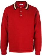 Coohem Knitted Polo Shirt - Red