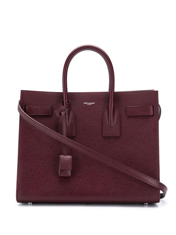 Saint Laurent East Side Large Tote - Red