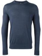 Theory Classic Jumper, Men's, Size: Xl, Blue, Silk/spandex/elastane/cashmere
