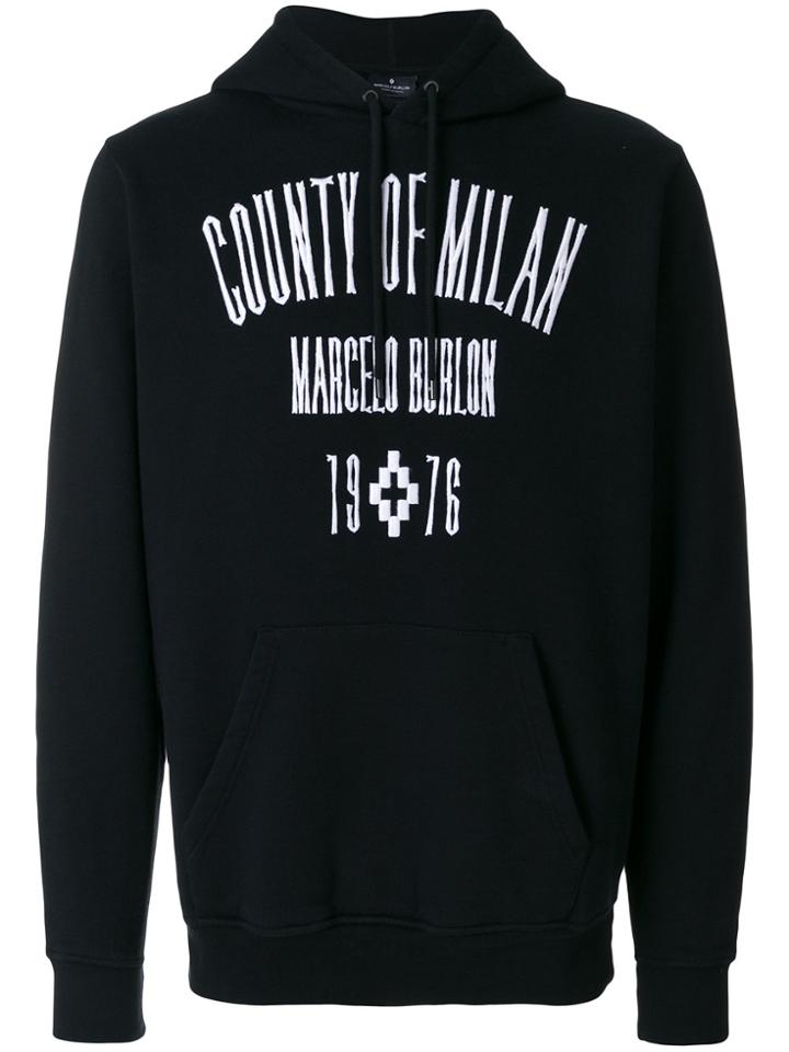 Marcelo Burlon County Of Milan Jak Hooded Sweatshirt - Black