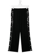 Balmain Kids Button Track Pants - Black