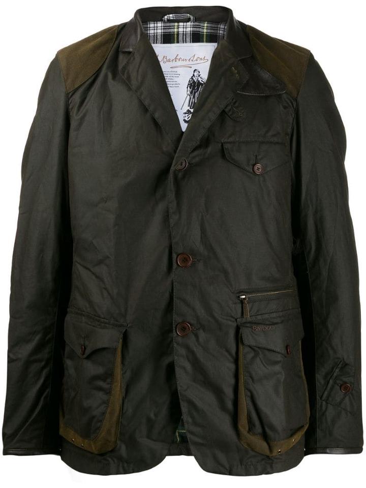 Barbour Waxed Cotton Jacket - Green