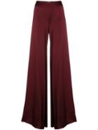 Romeo Gigli Pre-owned Glossy Flared Trousers