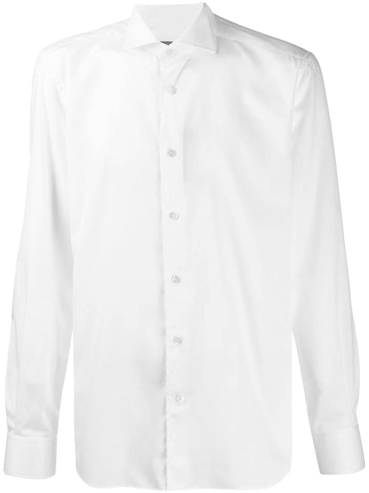 Corneliani Classic Long Sleeve Shirt - White
