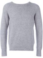 Barena Bateau-neck Sweater, Men's, Size: Small, Grey, Cashmere/virgin Wool