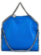 Stella Mccartney 'falabella' Tote, Women's, Blue, Polyester/artificial Leather
