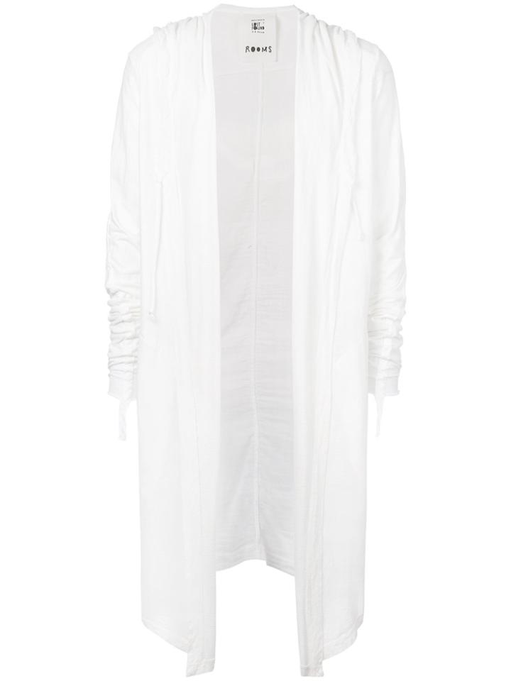 Lost & Found Rooms Oversized Drawstring Cardigan - White