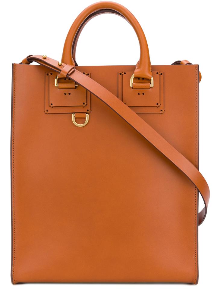 Sophie Hulme Elongated Tote Bag - Brown