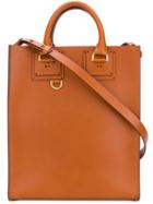 Sophie Hulme Elongated Tote Bag - Brown