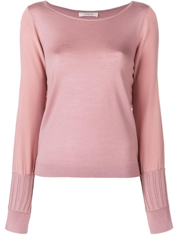 Dorothee Schumacher Ribbed Cuff Jumper - Pink