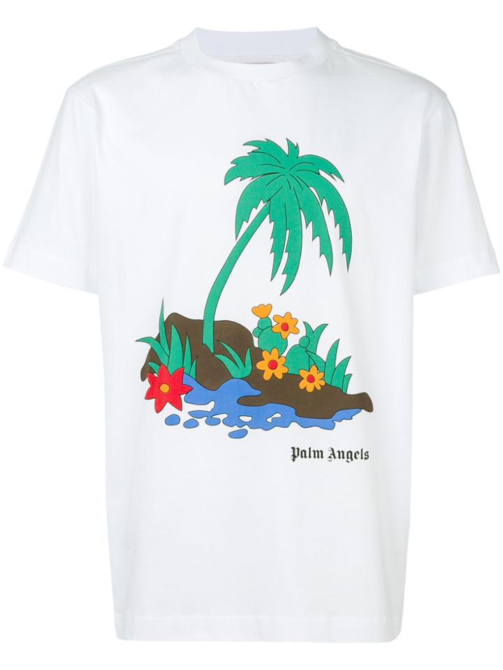 Palm Angels Palm Tree T-shirt - White