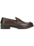 Cenere Gb Classic Leather Loafers - Brown