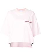 Thom Browne Jersey Oversized Pocket Tee - Pink