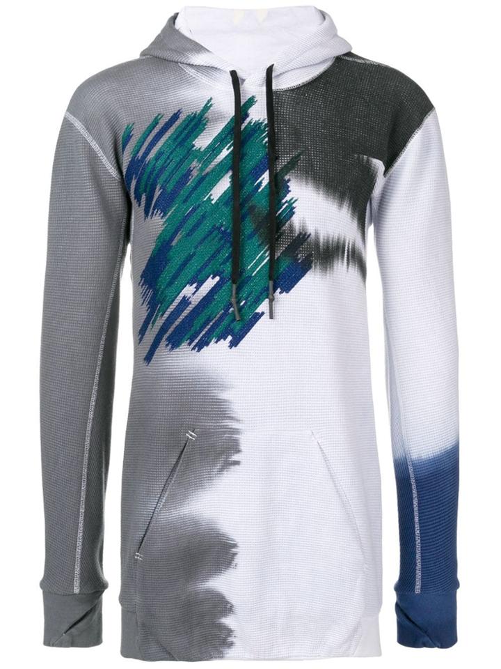 11 By Boris Bidjan Saberi Printed Hoodie - White