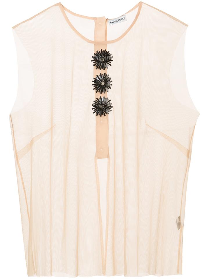 Rachel Comey Tulle Shell Top - Nude & Neutrals