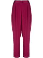 Fleur Du Mal High Waist Tuxedo Trousers - Purple