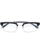 Matsuda - 'm2016' Glasses - Unisex - Acetate/titanium - 52, Black, Acetate/titanium
