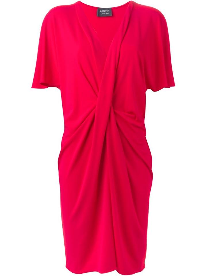 Lanvin Draped Front Dress