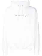 F.a.m.t. Slogan Print Hoodie - White