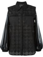 Just Cavalli Slit Dolman Sleeve Shirt