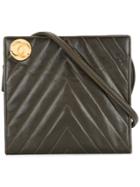Chanel Vintage V-stitch Shoulder Bag - Brown