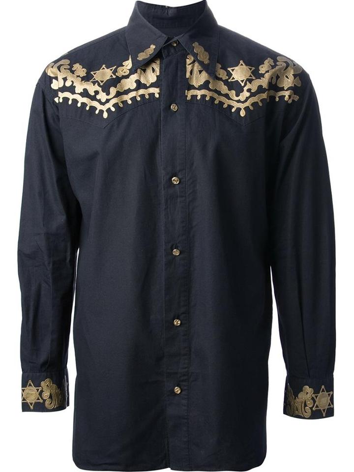 Jean Paul Gaultier Vintage Printed Western Shirt